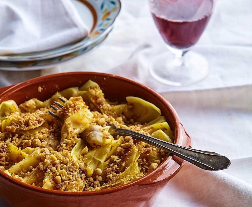 Lagane all'uovo con mosto cotto (Lagana chiapputa) Protein