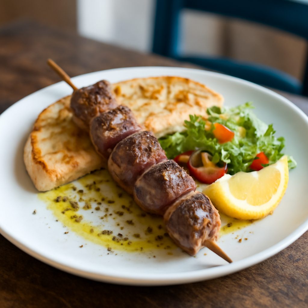 Lamb Souvlaki Low Fat