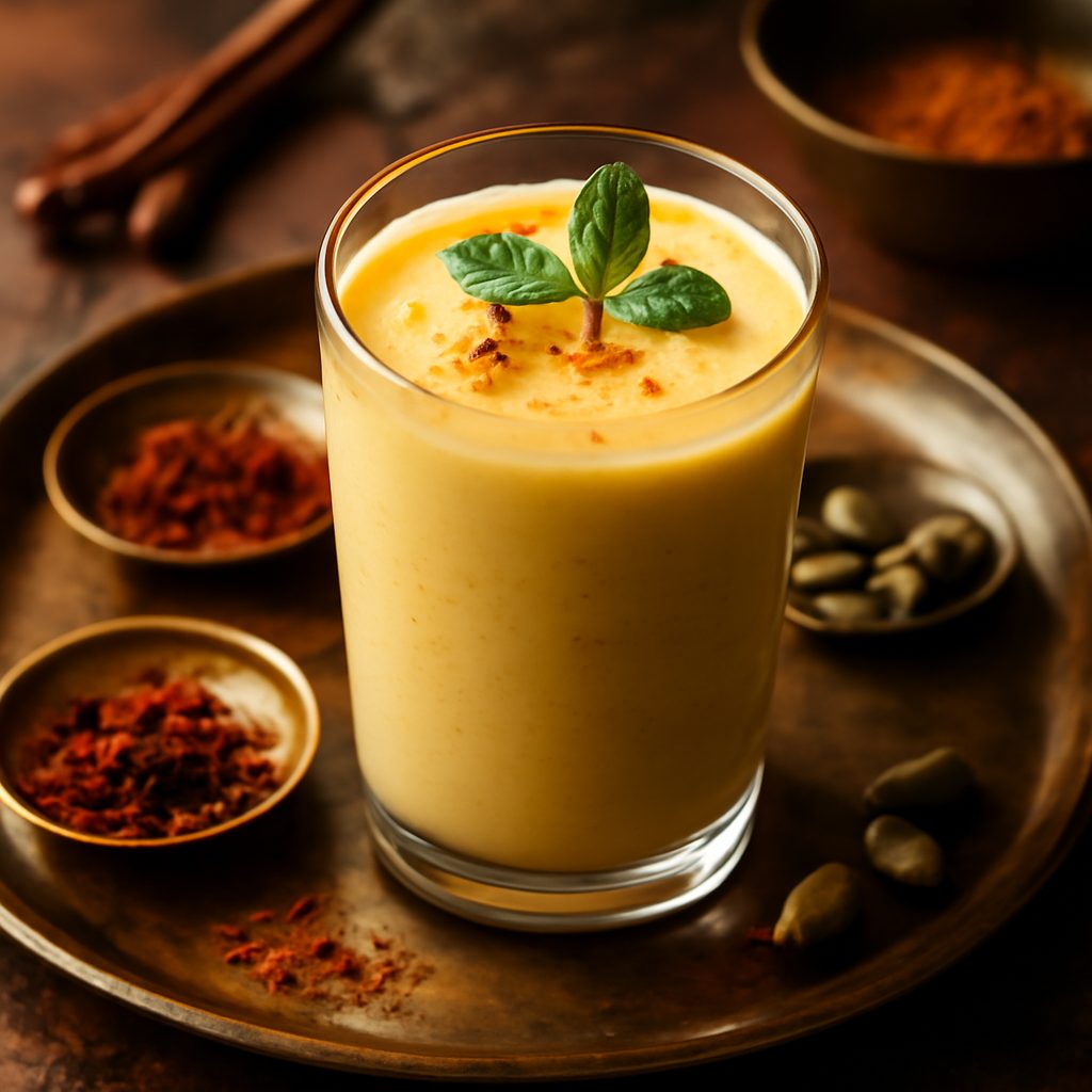 Lassi Mango-Menta con Spezie Indiane