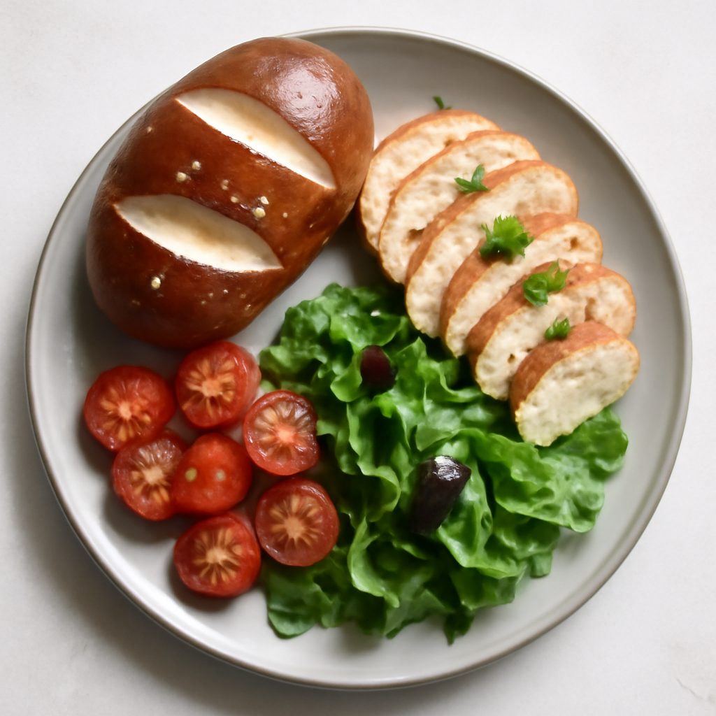 Laugenbrötchen (Panino di Heidi)