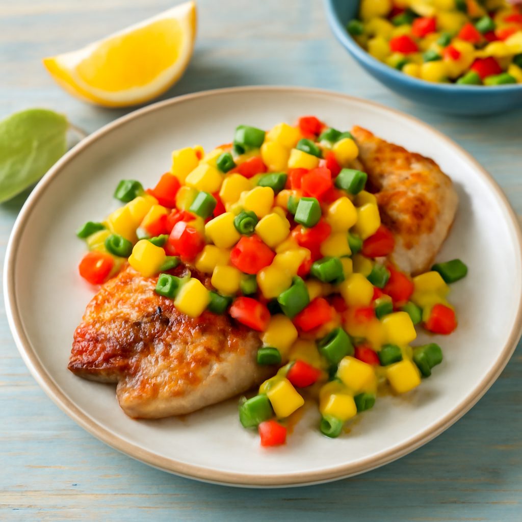 Filetti di Tilapia con Salsa di Mango di LaWanna