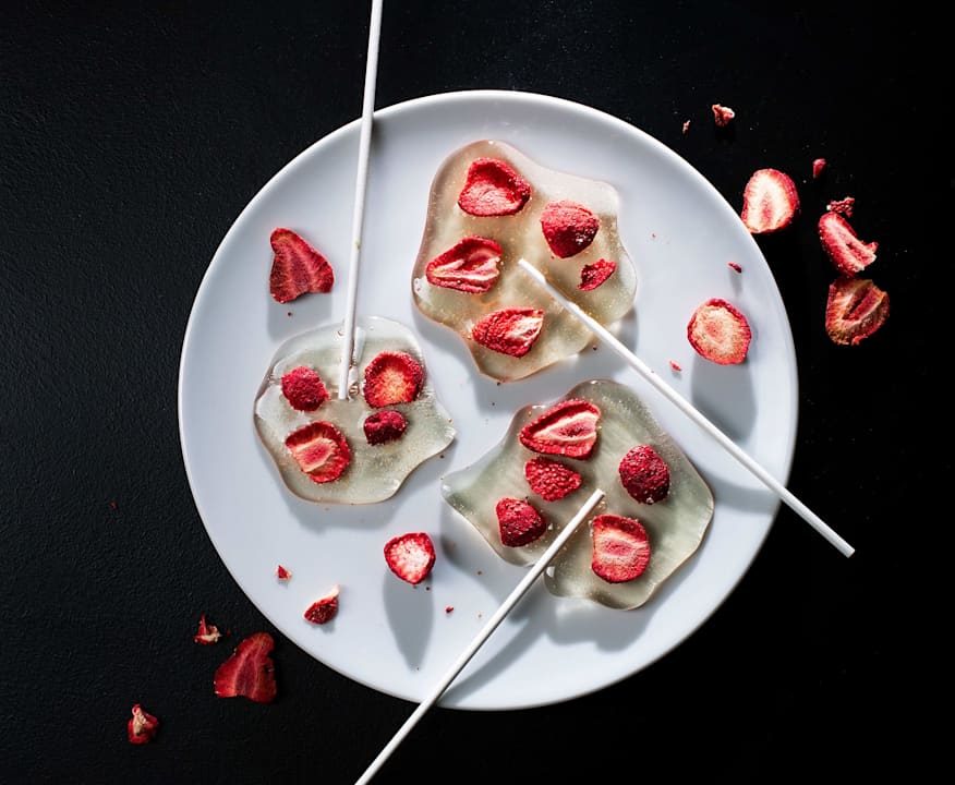 Lecca lecca alle fragole Protein