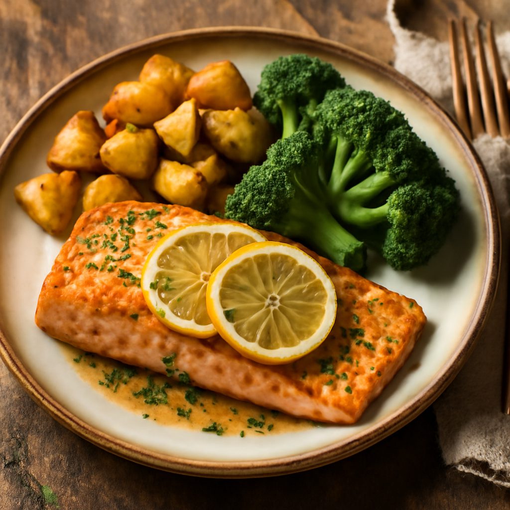 Salmone al Limone e Aglio
