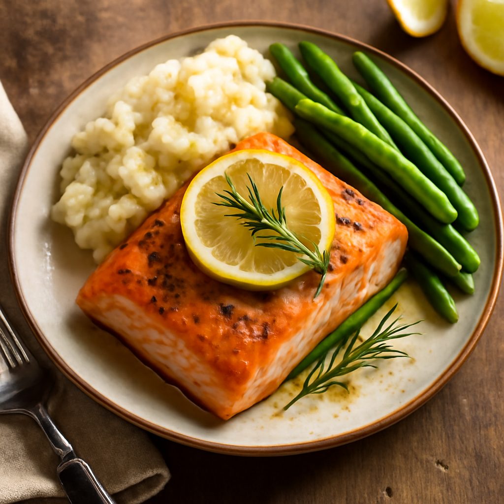 Salmone al Limone e Rosmarino