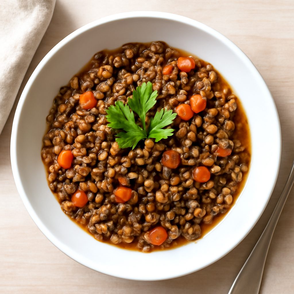 Lenticchie in umido proteico low-carb