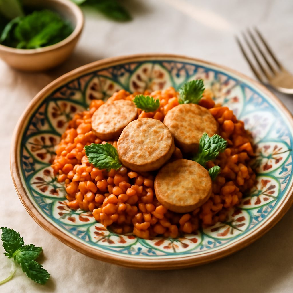 Lenticchie Rosse e Salsiccia di Pollo alla Orientale Light