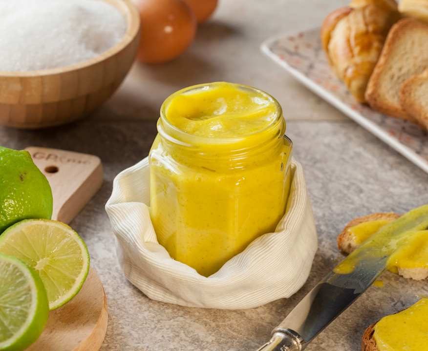 Lime curd Protein