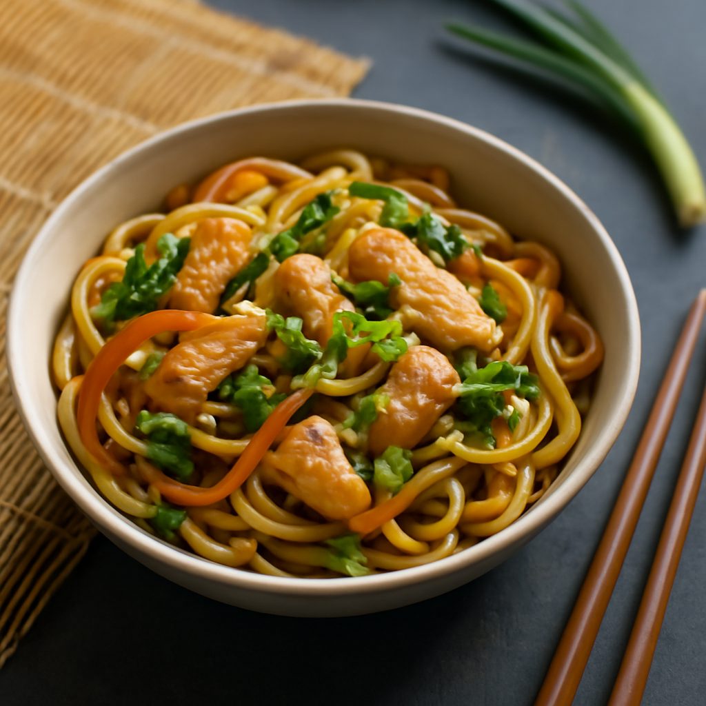 Lo Mein di Pollo