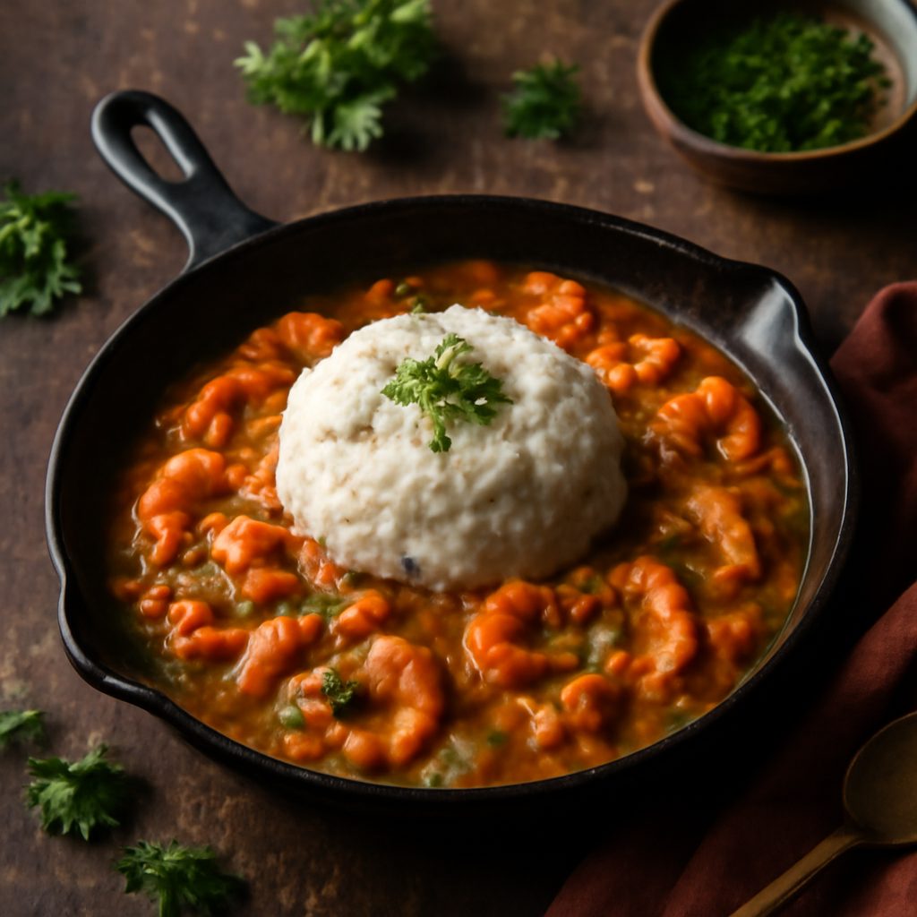 Étouffée di Gamberi della Louisiana