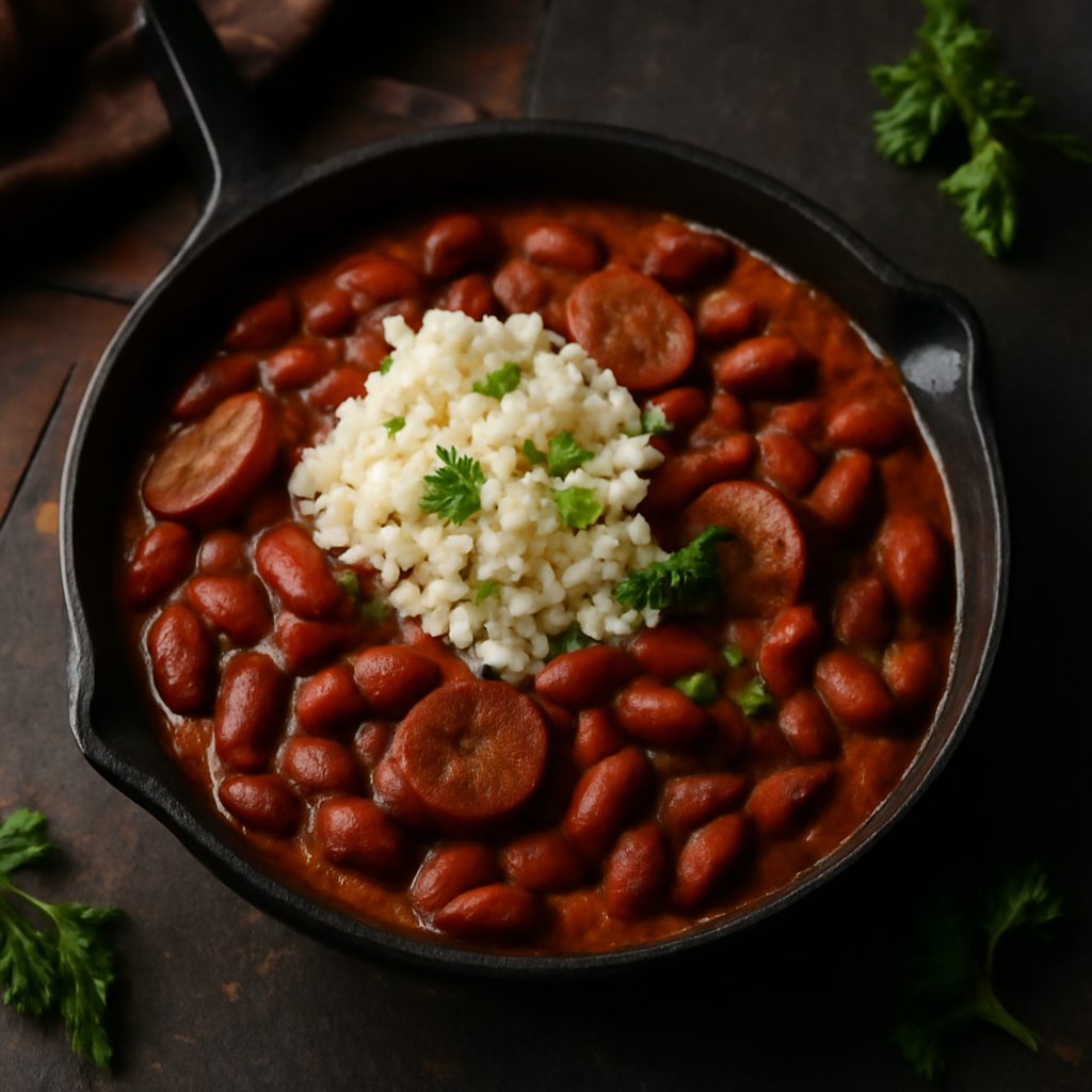 Fagioli Rossi alla Louisiana con Riso Protein
