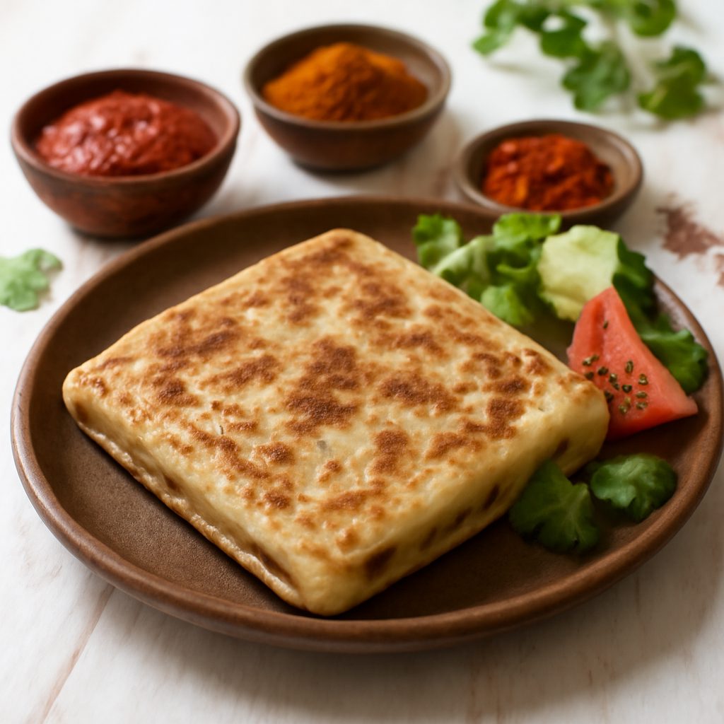 M'semmen marocchino light - Pane soffiato integrale