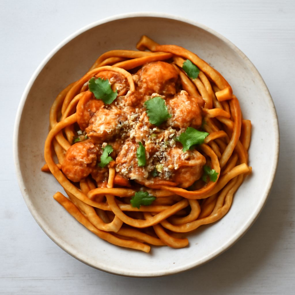 Maccheroni alla chitarra proteici low-carb