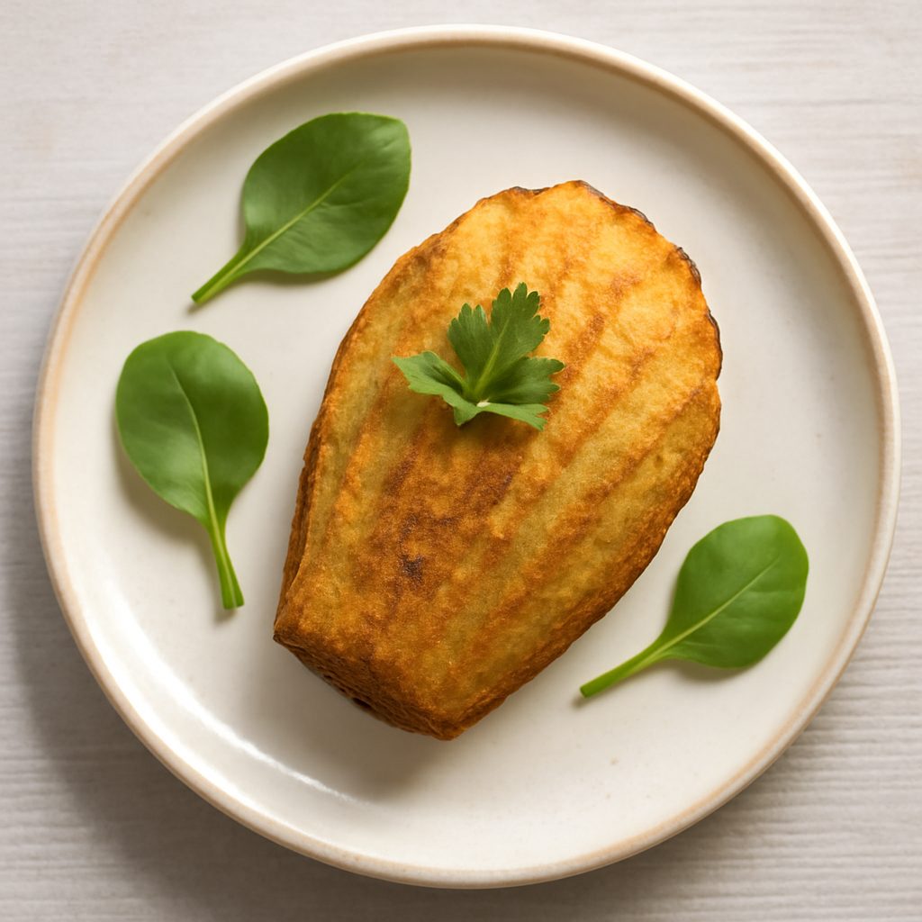 Madeleine con Crema Inglese alla Vaniglia