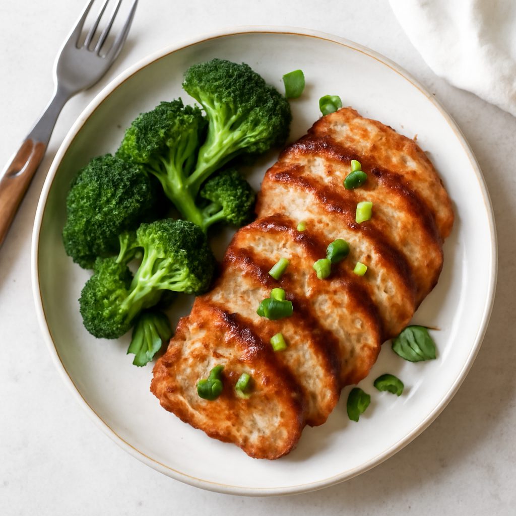 Maiale allo zenzero proteico low-carb
