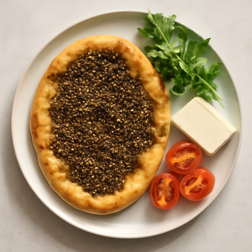 Manakish con Za'atar