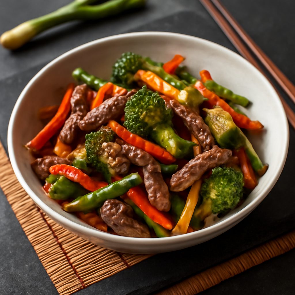 Manzo con Verdure Croccanti Low-Carb Fit