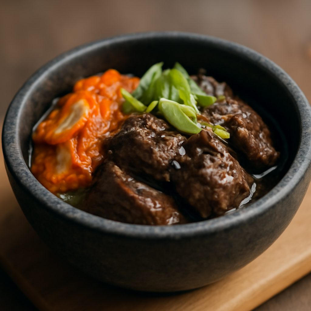 Manzo Coreano Stracotto in Lettuga Croccante Low Carb