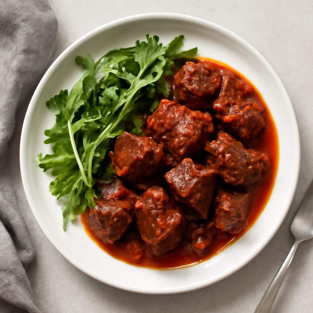 Manzo stufato con chipotle proteico low-carb
