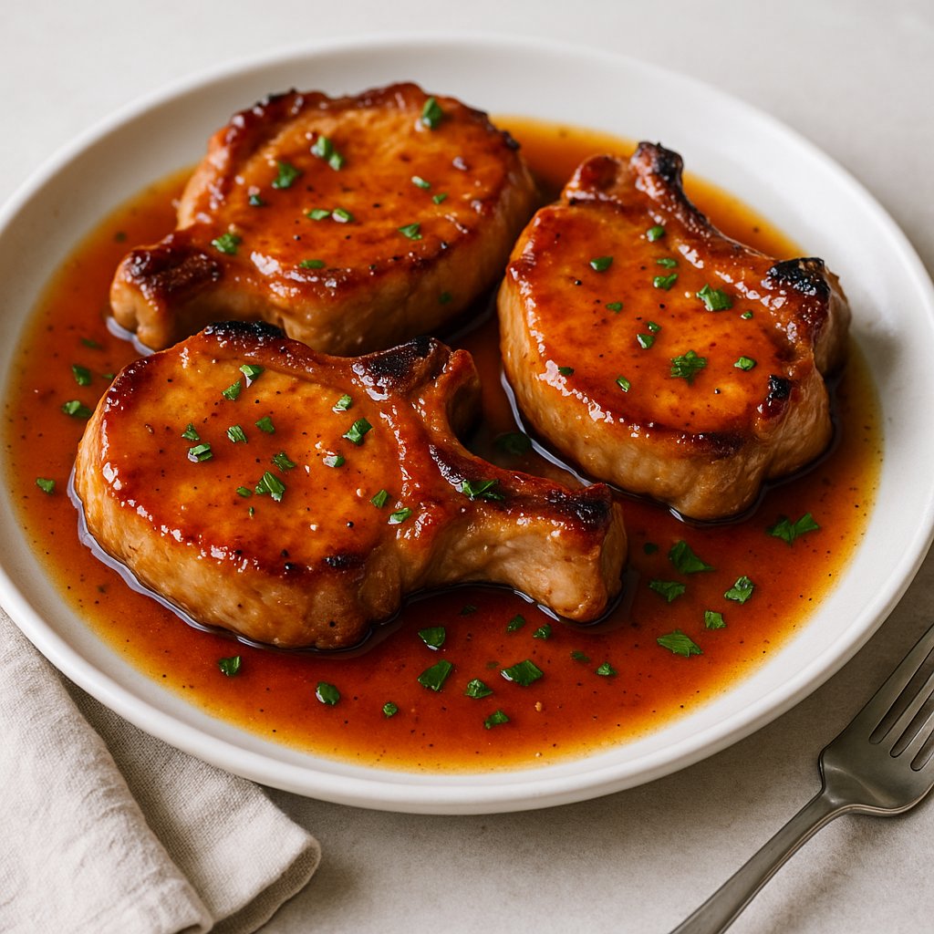 Maple-Glazed Pork Chops Low Carb