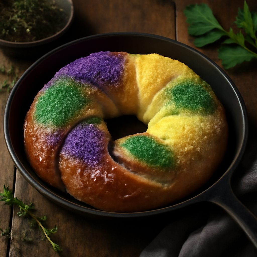 Torta della Festa di Mardi Gras Low Fat