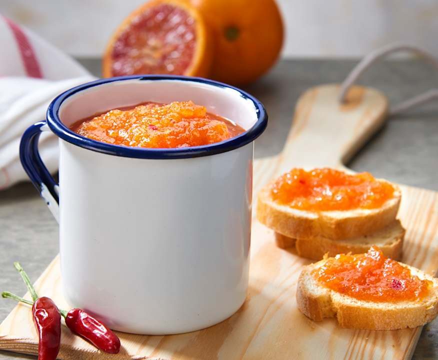 Marmellata di arance rosse e peperoncino Low Fat
