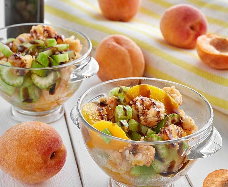 Mazzancolle alle albicocche Protein