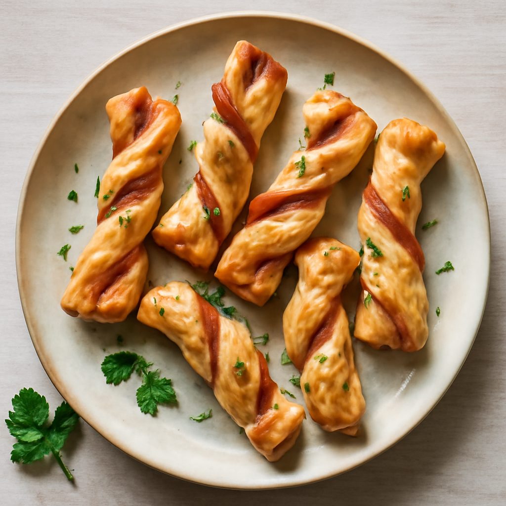 Mazzolini di Pasta Sfoglia Speck e Formaggio