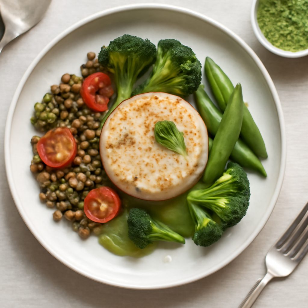 Medaglioni di nasello con barbabietole marinate e rucola Low Fat