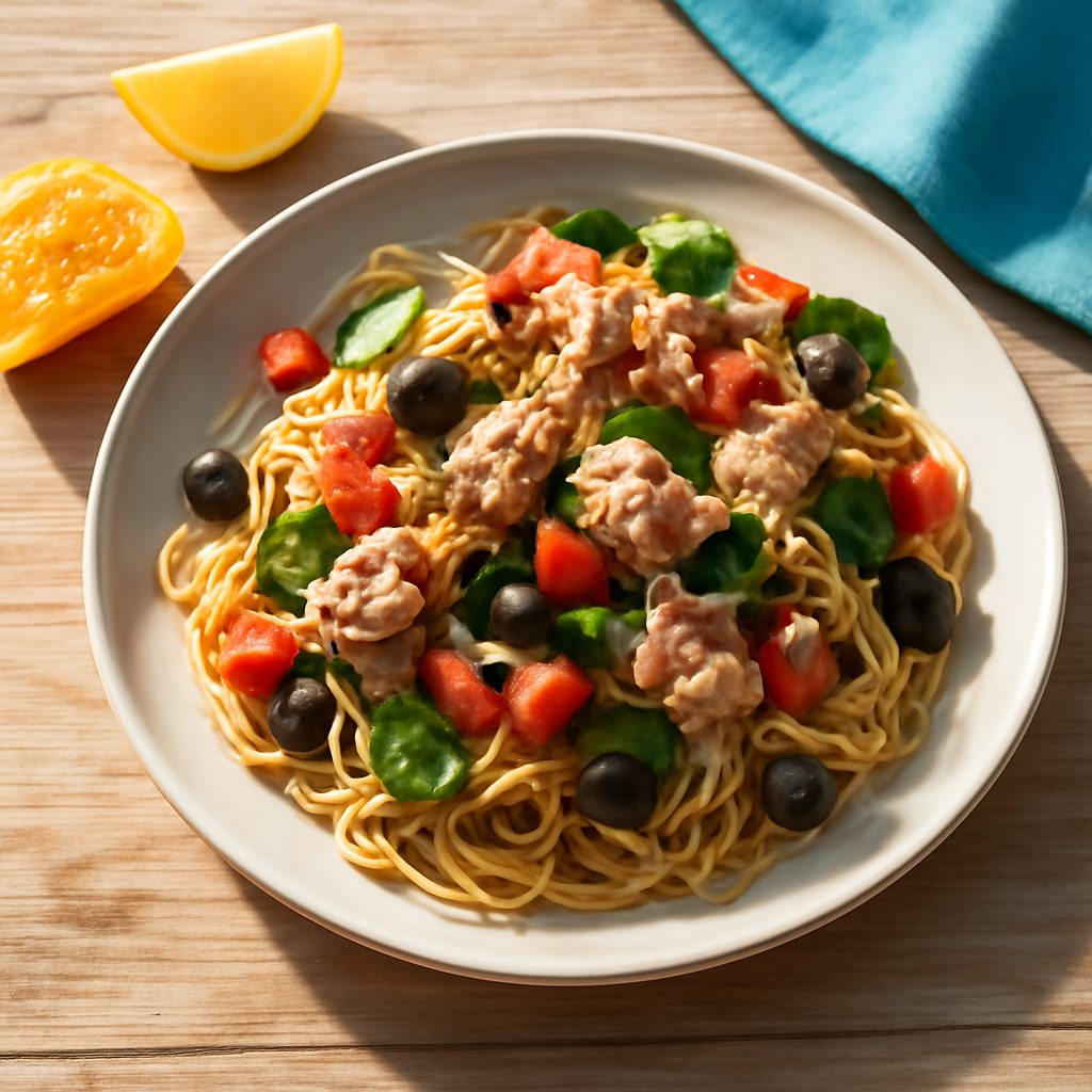 Capellini al Tonno Mediterraneo