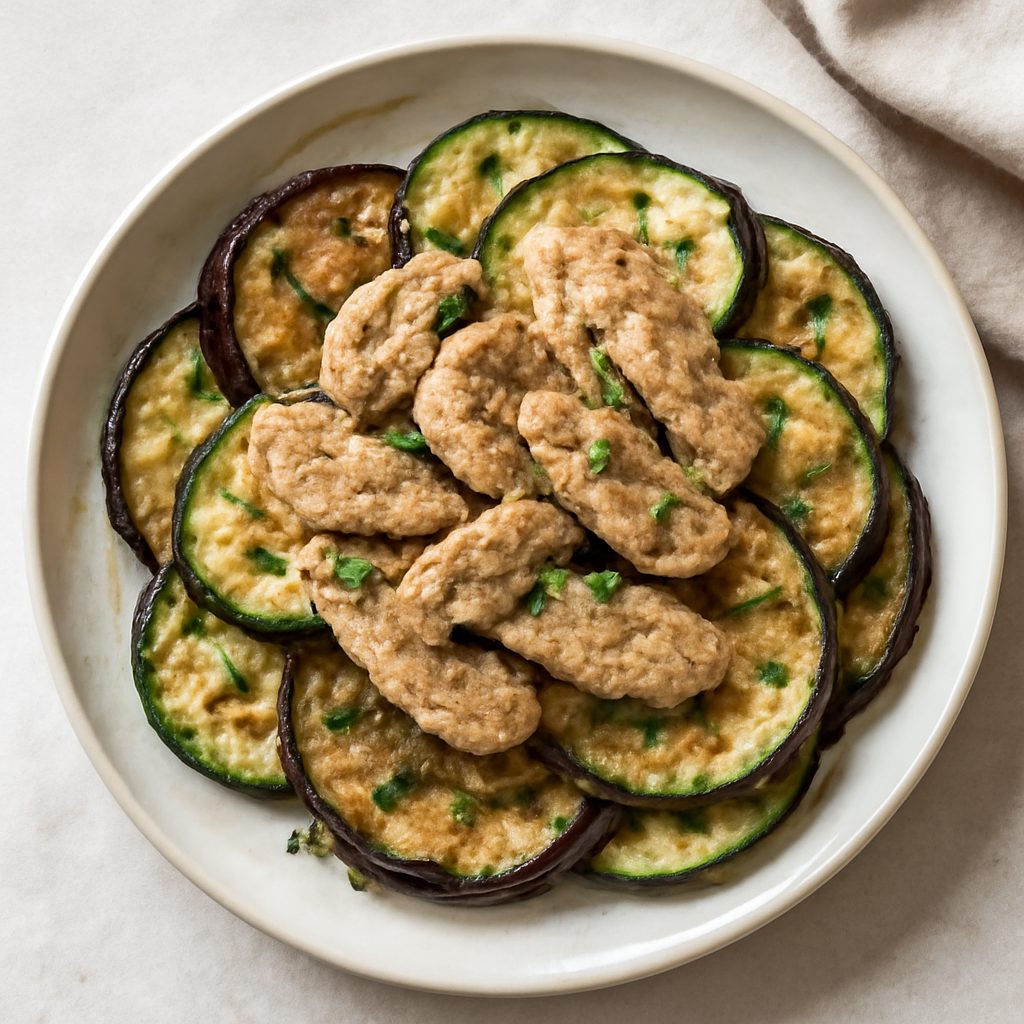Melanzane e zucchine marinate proteiche fit