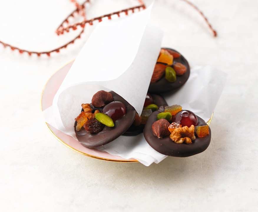 Mendiants al cioccolato Low Fat