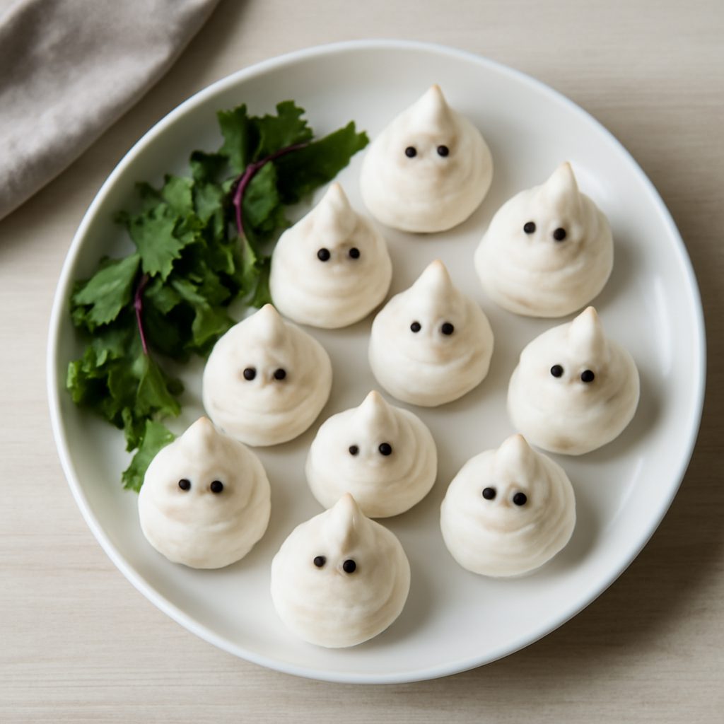 Meringhette fantasma proteiche low-carb