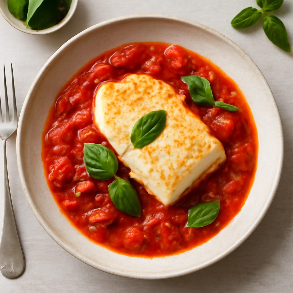 Merluzzo al pomodoro proteico low-carb con verdure