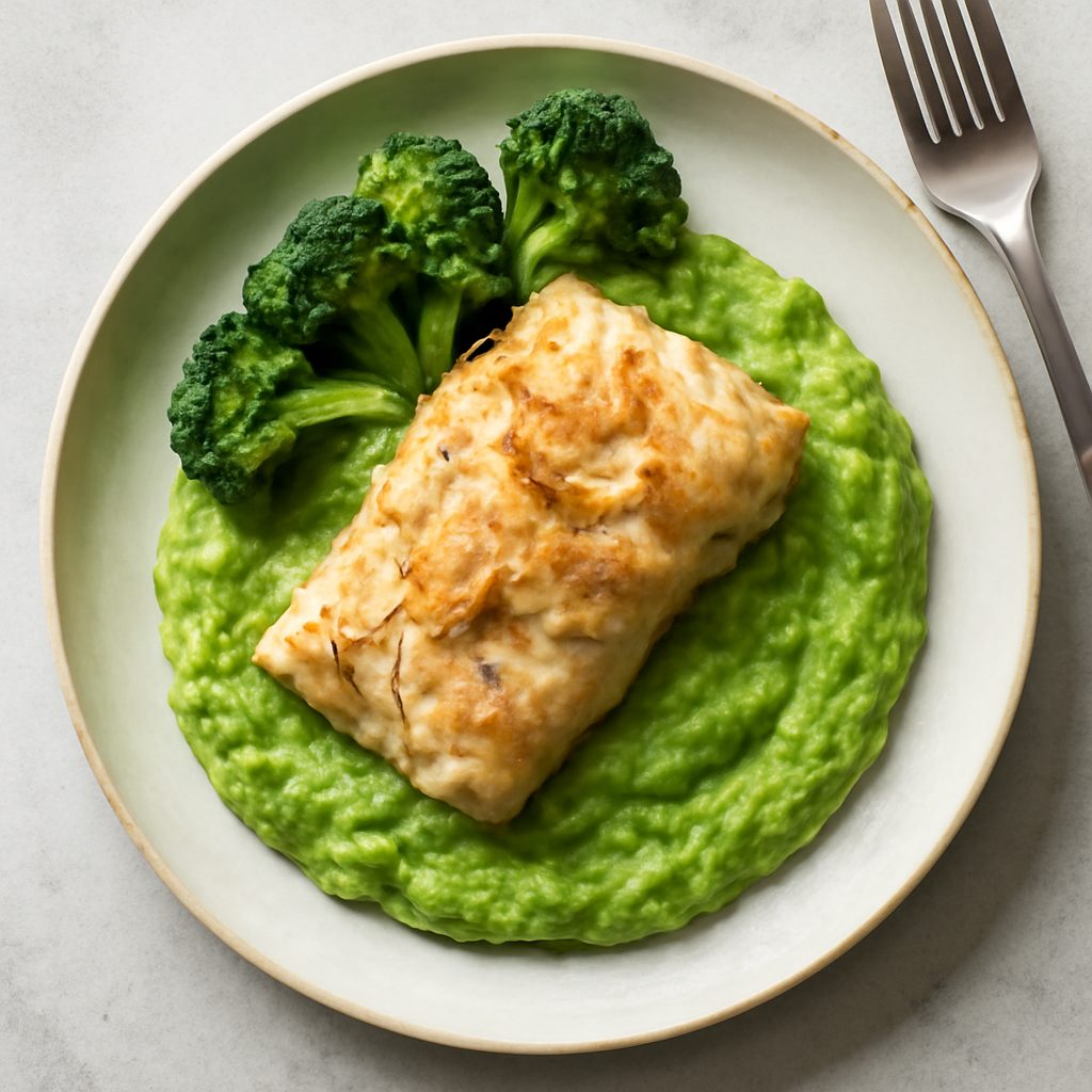 Merluzzo allo zenzero con crema di broccoli Low Carb