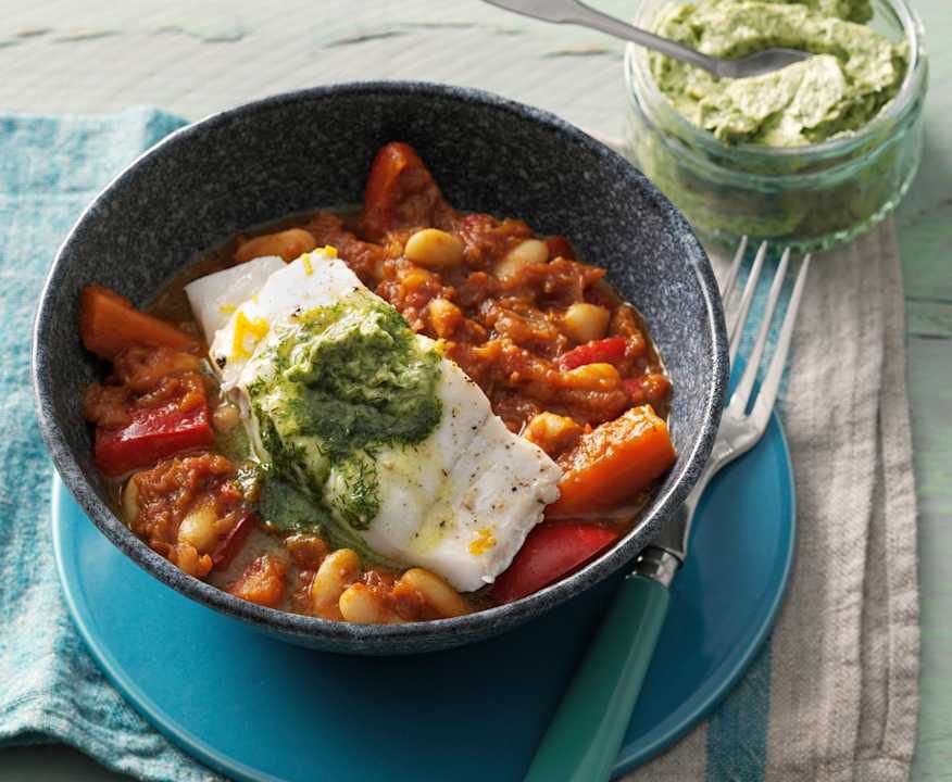 Merluzzo in salsa chakalaka e burro all'aneto Protein