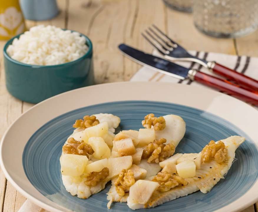 Merluzzo, pere e noci Low Carb