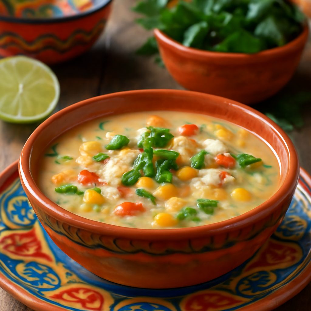 Mexican Chicken Corn Chowder Light Low-Carb