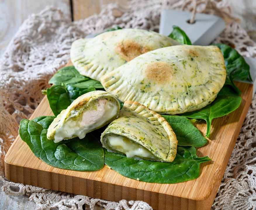 Mezzelune agli spinaci con tacchino e mozzarella Protein