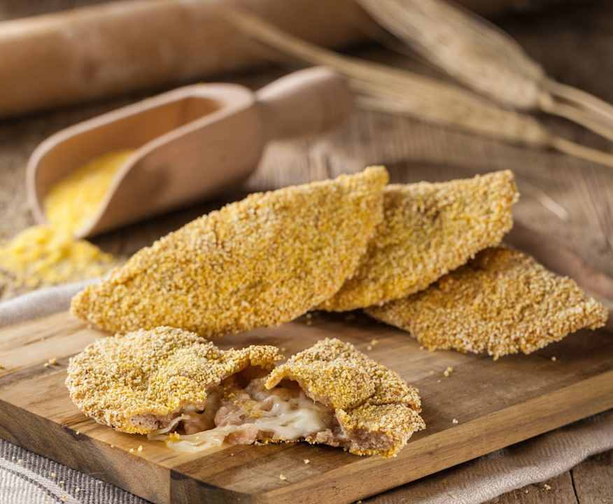 Mezzelune al farro con prosciutto e mozzarella Low Fat