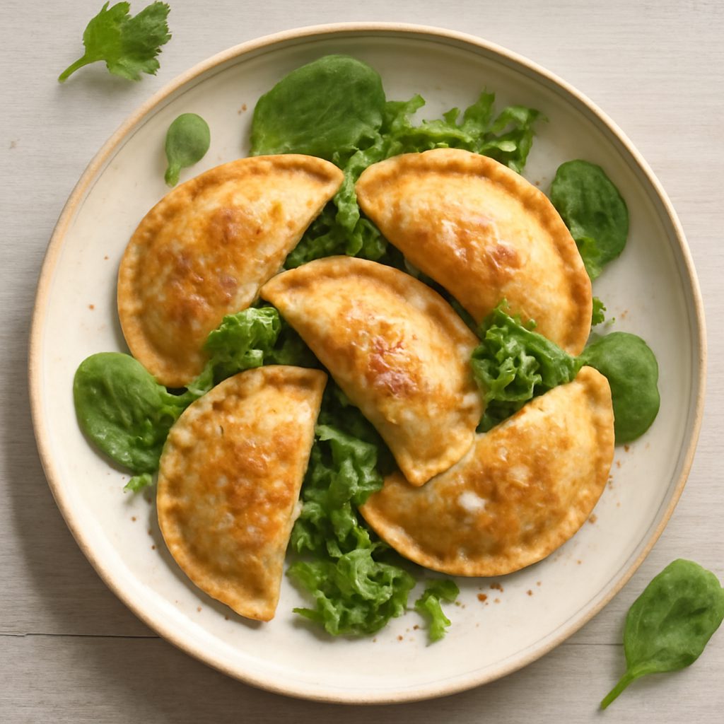 Mezzelune proteiche low-carb ripiene