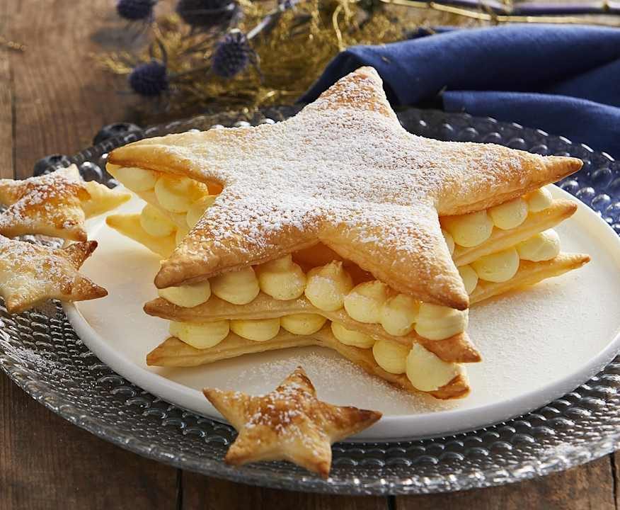 Millefoglie di Natale con crema al mascarpone Low Carb