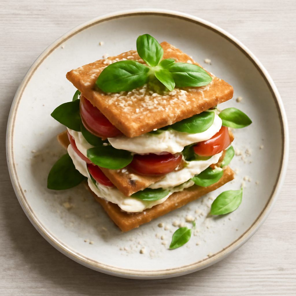 Millefoglie proteico alle arance low-carb
