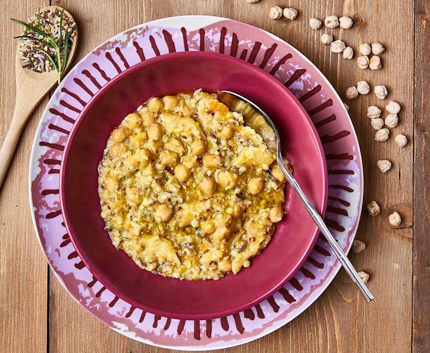 Minestra di cereali e ceci Protein