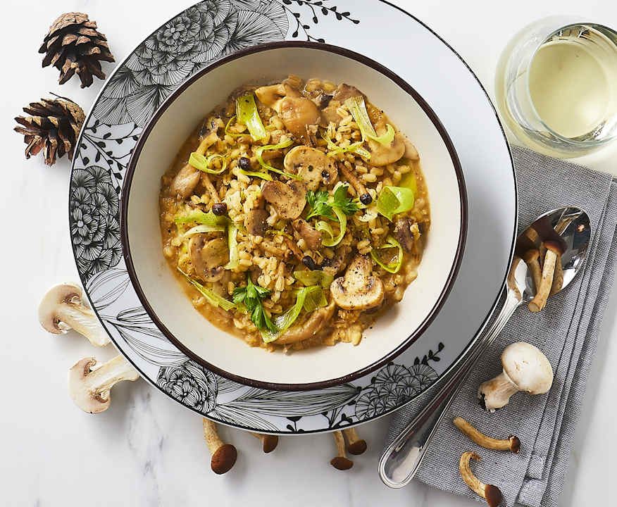 Minestra di orzo e funghi Protein