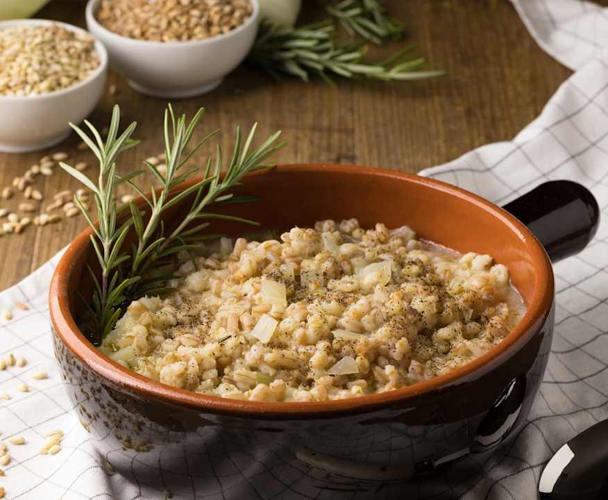 Minestra finocchi, orzo e farro Protein