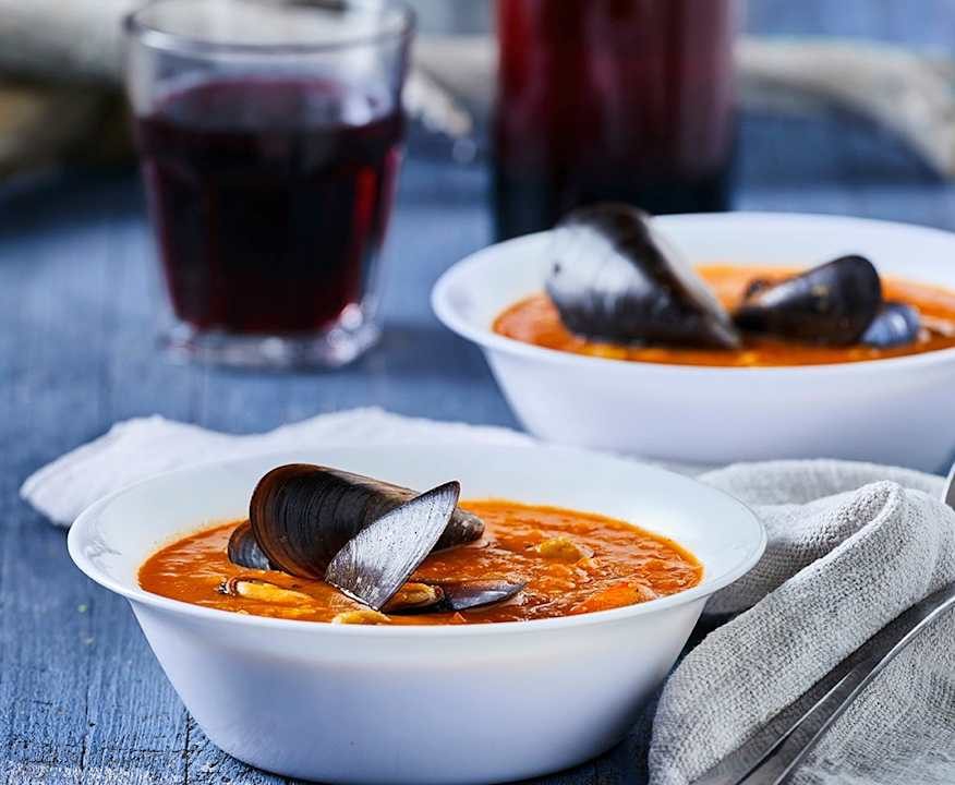 Minestrone di legumi con cozze Protein