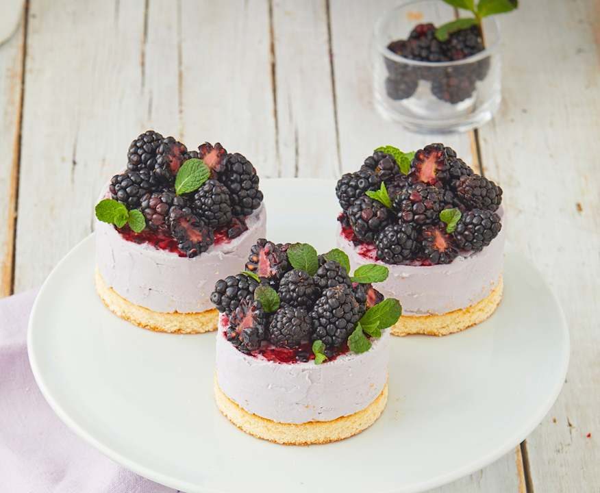 Mini bavaresi alle more Low Fat