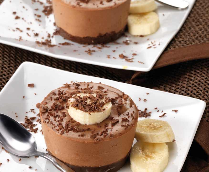 Mini cheesecake alla banana Low Fat