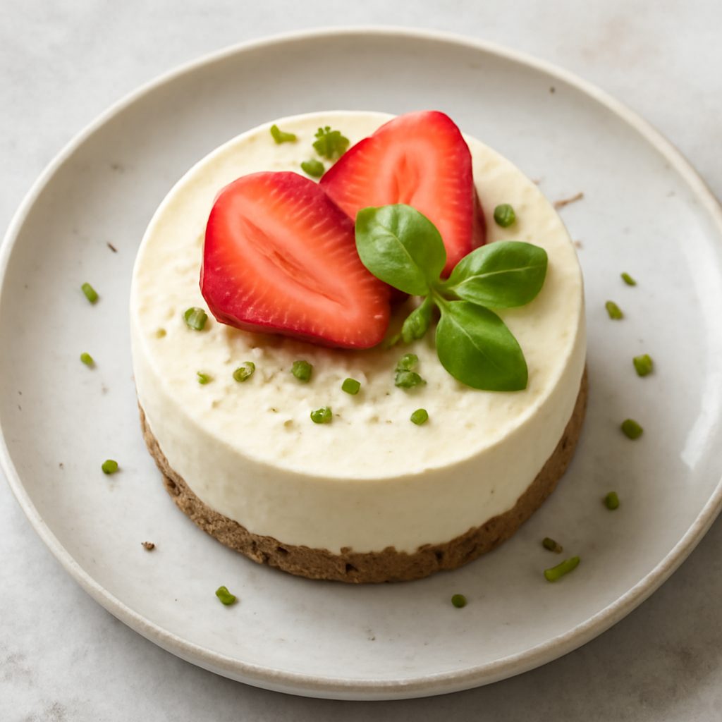 Mini cheesecake proteica al pomodoro low-carb
