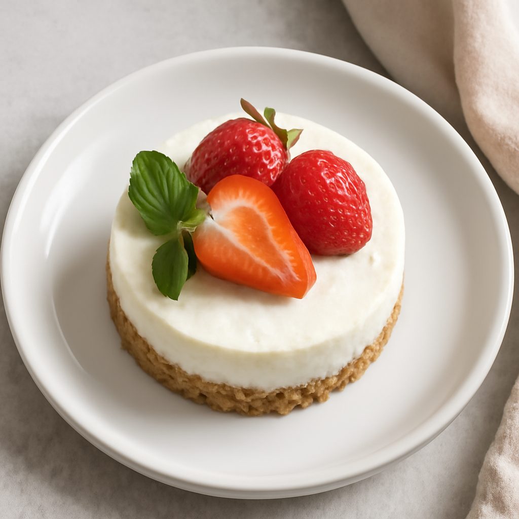 Mini cheesecake proteica al taleggio con pere caramellate - Versione Low-Carb